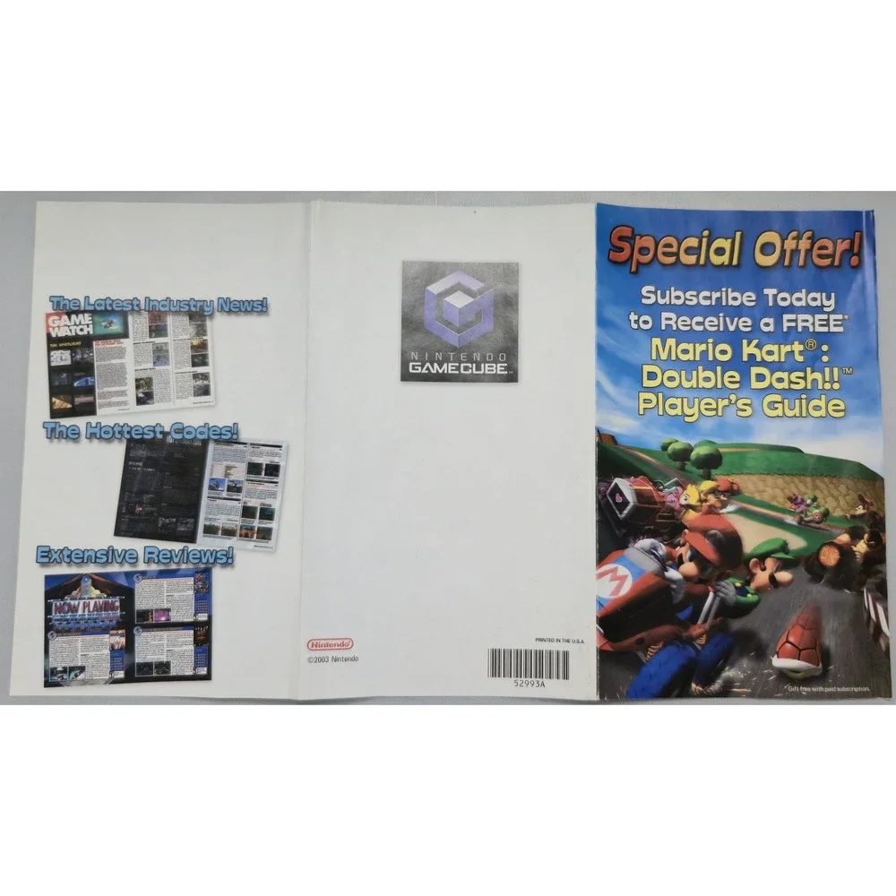 Mario Kart: Double Dash!! (GameCube) - Tested - CIB With Inserts